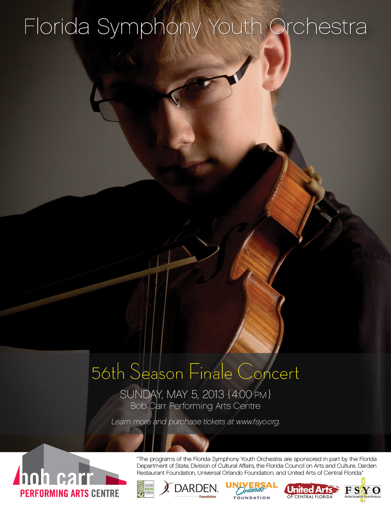 2012-13 FSYO Concert Poster Season Finale 1
