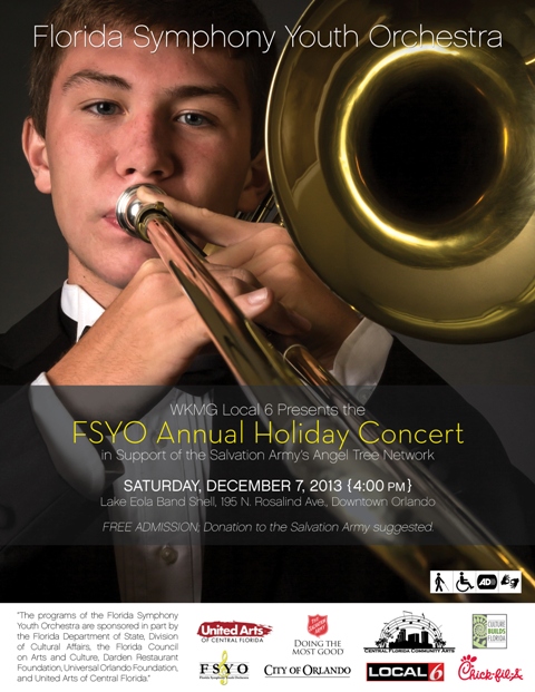 2013-14 FSYO Concert Poster Holiday Concert